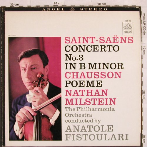Saint-Saens,Camille / Chausson: Concerto No.3 b-minor / Poeme, Angel (S 36005), US,vg+/m- Typ: LP Best.-Nr.: L4465 Preis: 5,00 Euro