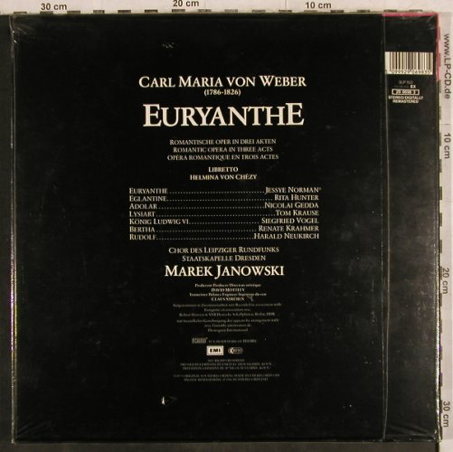 Weber,Carl Maria von: Euryanthe(75), Box, FS-New, EMI(29 0698 3), D, Ri, co, 1986 - 4LP - L4478 - 50,00 Euro