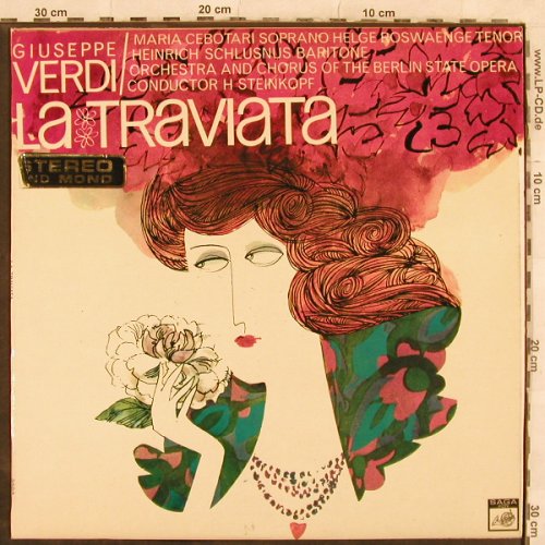 Verdi,Giuseppe: La Traviata-Highlights, SAGA, spielt gut (FID 2104), UK, vg+/m-, 1967 Typ: LP Best.-Nr.: L4485 Preis: 5,00 Euro