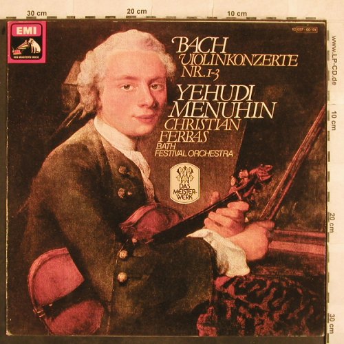 Bach,Johann Sebastian: Violinkonzerte Nr.1-3, Ri, EMI(037-00 174), D, 1960 - LP - L4514 - 7,50 Euro