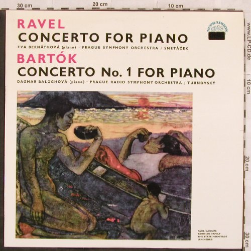 Ravel,Maurice / Bartok: Concerto for Piano/Concert No1,pian, Supraphon(SUA ST 50602), CZ,vg+,m-, 1964 - LP - L4535 - 6,00 Euro
