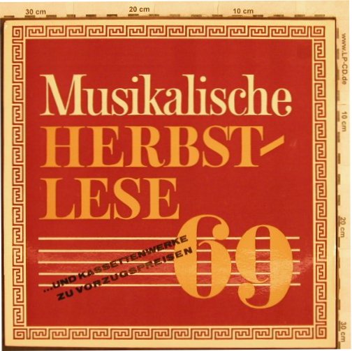 V.A.Musikalische Herbstlese 69: Verdi...Wagner, 10 Tr.Musterplatte, Decca(TST 76 333), D, 1969 - LP - L4541 - 3,00 Euro