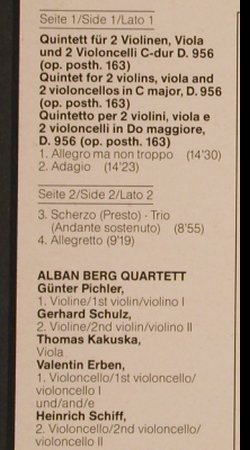 Schubert,Franz: Quintet C Dur, EMI(1435291), D, 1983 - LP - L4595 - 9,00 Euro