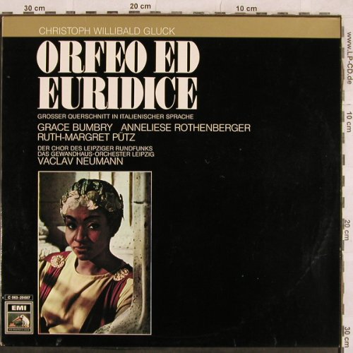 Gluck,Christoph Willibald: Orpheus und Eurydike-Gr.Quers.Ital., EMI Electrola(C 063-29 007), D,  - LP - L4633 - 5,00 Euro