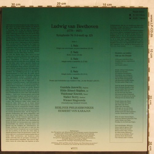 Beethoven,Ludwig van: Sinfonie Nr.9 d-moll op.125, D.Gr. Club Ed.(40 733 8), D,  - LP - L4635 - 6,00 Euro