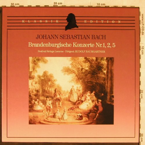 Bach,Johann Sebastian: Brandenburgische Konzerte1,2,5, Klassik Edition(40 753 6), D, 1988 - LP - L4640 - 4,00 Euro