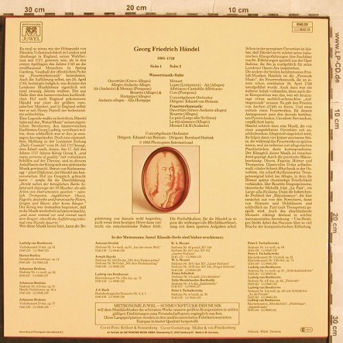 Händel,Georg Friedrich: Wassermusik/Feuerwerksmusik, MetroJuwel(0140.131), D, 1963 - LP - L4648 - 4,00 Euro