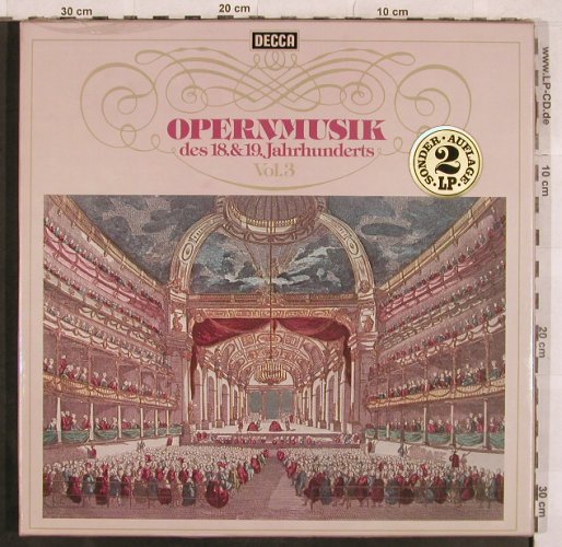V.A.Opernmusik des 18 & 19 Jahrh.: Vol.3, Box, FS-New, Decca(6.35463 DX), D,  - 2LP - L4649 - 24,00 Euro