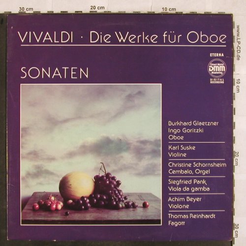 Vivaldi,Antonio: Werke für Oboe-Sonaten, Eterna(7 25 131), DDR, 1988 - LP - L4656 - 4,00 Euro