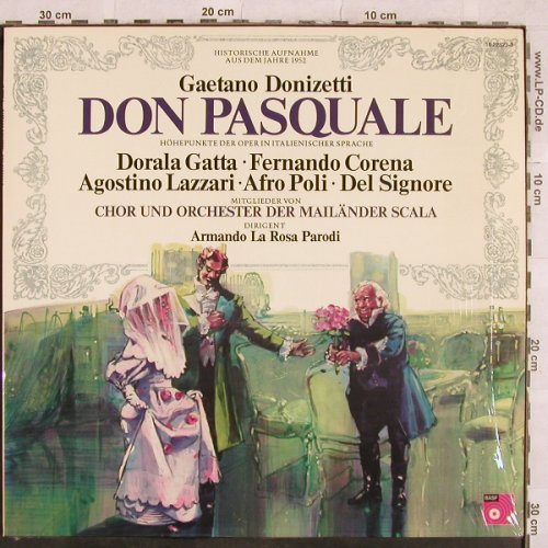 Donizetti,Gaetano: Don Pasquale, ital.,hist rec 1952, BASF (10 22323-3), D, 1975 Typ: LP Best.-Nr.: L4666 Preis: 5,00 Euro
