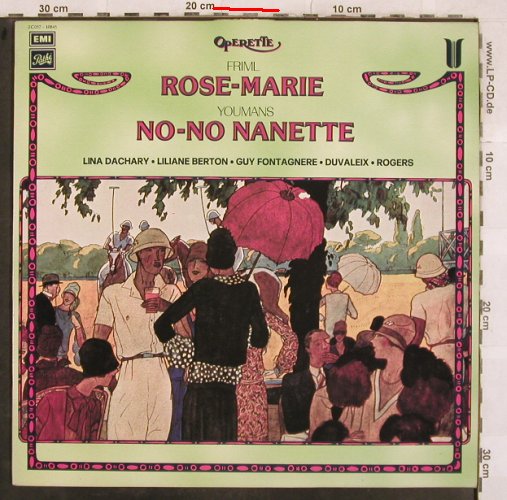 Friml,Radolphe / Youmans: Rose-Marie/No-No Nanette, m-/vg+, EMI (2 C 057-10845), F,Ri, 1954 Typ: LP Best.-Nr.: L4671 Preis: 5,00 Euro