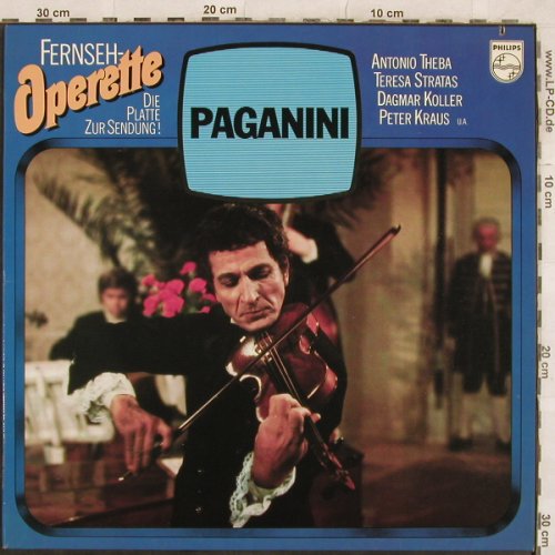 Lehar,Franz: Paganini-Fernsehoperette, Philips(6305 269), D, co, 1975 - LP - L4672 - 5,00 Euro