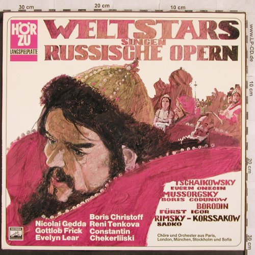 V.A.Weltstars singen Russische Oper: Boris Christoff,Gedda,Chekerliiski., HörZu(SHZE 223), D,  - LP - L4676 - 5,00 Euro