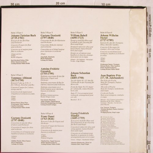 V.A.Bläserkonzerte: des 18 Jahrhunderts, Box, Schwann (VMS 1490), D, 1981 Typ: 3LP Best.-Nr.: L4692 Preis: 7,50 Euro