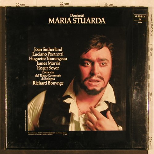 Donizetti,Gaetano: Maria Stuarda, Box, FS-New, Decca (6.35313 FK), D, 1976 Typ: 3LP Best.-Nr.: L4722 Preis: 75,00 Euro