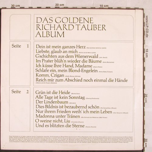 Tauber,Richard: Das Goldene R.T.Album, S*R / Odeon(72 434), D,  - LP - L4727 - 5,00 Euro