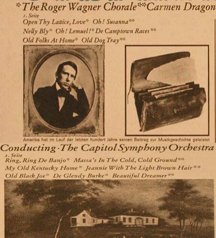 Foster,Stephen: Great American Composers, Capitol (SMK 74 118), D Typ: LP Best.-Nr.: L4735 Preis: 6,00 Euro