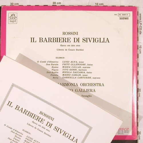 Rossini,Gioacchino: IL Barbiere di Siviglia,Foc, Angel,Promo stol (31C 163 00467/9), Brasil Typ: 3LP Best.-Nr.: L4760 Preis: 7,50 Euro