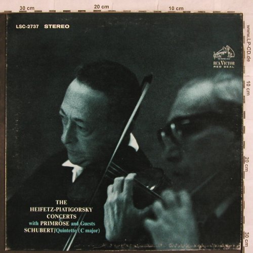 Heifetz,Jascha: The Heifetz-Piatigorsky Concerts, RCA Red Seal (LSC-2737), US Typ: LP Best.-Nr.: L4771 Preis: 14,00 Euro