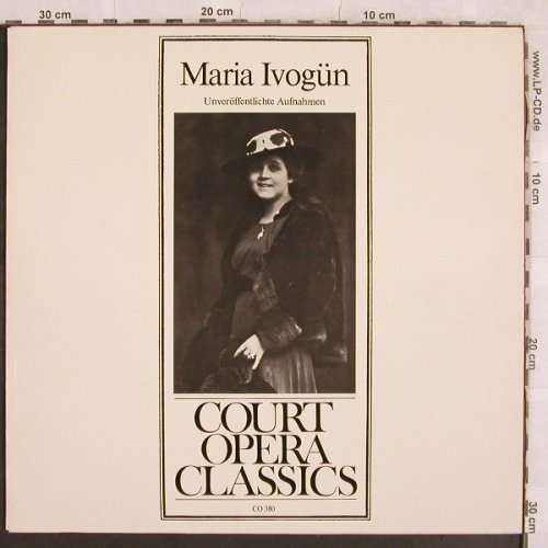 Ivogün,Maria: Court Opera Classics, Court(CO 380), A,  - LP - L4777 - 6,50 Euro