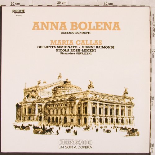 Donizetti,Gaetano: Anna Bolena (1957), Rodolphe (RP 12718), F, 1985 Typ: LP Best.-Nr.: L4778 Preis: 6,00 Euro