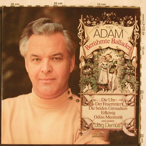 Adam,Theo: Berühmte Balladen,Foc, Parnass (30 498 0), D, 1977 Typ: LP Best.-Nr.: L4792 Preis: 5,00 Euro