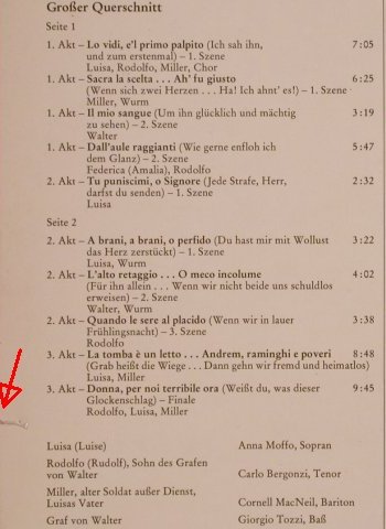 Verdi,Giuseppe: Luisa Miller-Gr.Querschnitt, RCA Red Seal (RL 30388), D, 1980 Typ: LP Best.-Nr.: L4797 Preis: 5,00 Euro