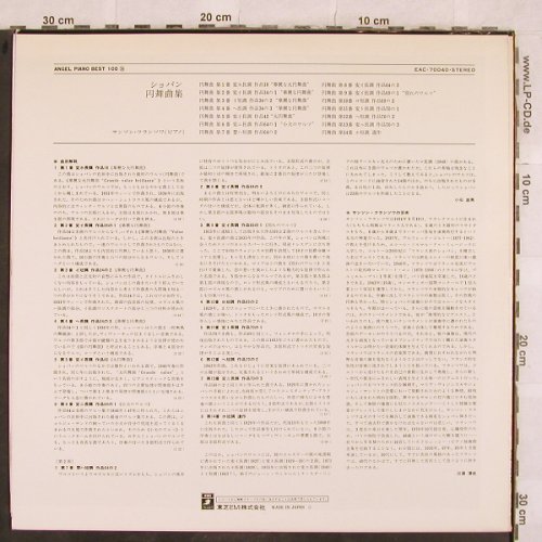 Chopin,Frederic: 14 Waltzes- Samson Francois,piano, Angel(EAC-70040), J,  - LP - L4814 - 9,00 Euro