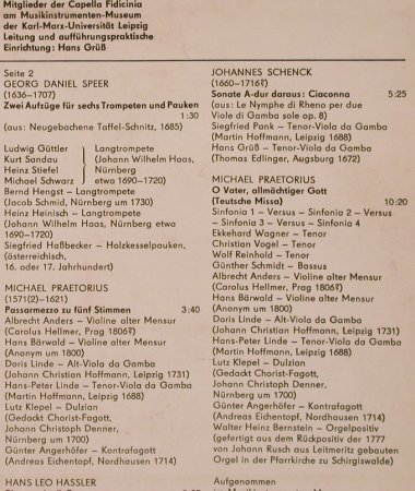 V.A.Museum Musices: Samuel Scheidt...M.Praeturius,13Tr., Eterna(8 27 044), DDR, 1979 - LP - L4821 - 5,00 Euro