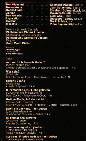 Mozart,Wolfgang Amadeus: Don Giovanni-Querschnitt,Ri, EMI(037-03 069), D, 1960 - LP - L4824 - 5,00 Euro