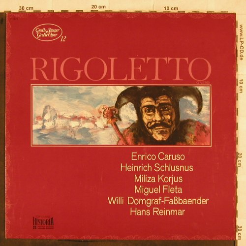 Verdi,Giuseppe: Rigoletto - Historische Aufn., Historia(H-674), D,  - LP - L4825 - 5,00 Euro