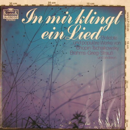 V.A.In mir klingt ein Lied: Beliebte und populäre Werke von, Maritim (47 511 NK), D, 1978 Typ: LP Best.-Nr.: L4831 Preis: 4,00 Euro