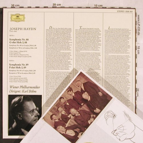Haydn,Joseph: Sinfonien Nr.88 & 89, D.Gr. (2530 343), D, 1973 Typ: LP Best.-Nr.: L4840 Preis: 5,00 Euro