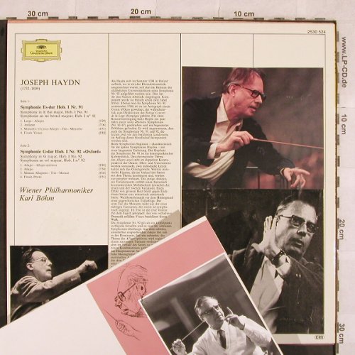 Haydn,Joseph: Sinfonien Nr.91 & 92, Oxford, STOC, Deutsche Gramophon(2530 524), D, 1975 - LP - L4843 - 5,00 Euro