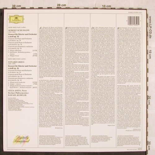 Schumann,Robert / Grieg: Klavierkonzerte ( 1964 ), D.Gr. Galleria(415 580-1), D, Ri,  - LP - L4847 - 5,00 Euro