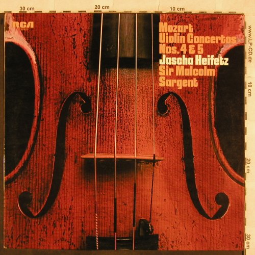 Mozart,Wolfgang Amadeus: Violin Concertos Nos.4 & 5, RCA Red Seal (LSB 4063), D, 1972 Typ: LP Best.-Nr.: L4861 Preis: 9,00 Euro