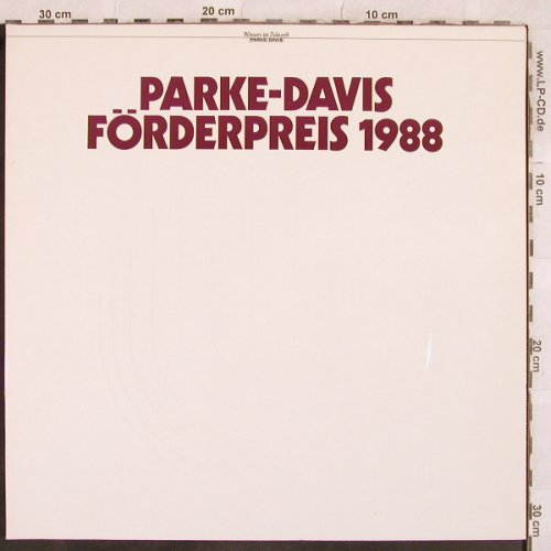 V.A.Parke-Davis Förderpreis 1988: Franz Steinbild,Klavier, Foc, Teldec(66.28376), D, 1988 - 2LP - L4863 - 6,00 Euro