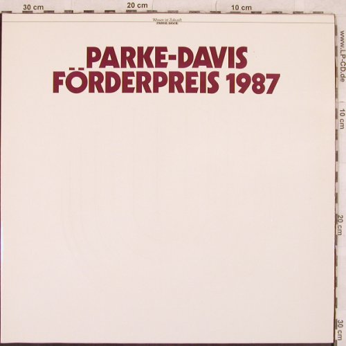 V.A.Parke-Davis Förderpreis 1987: Jacques Pasquier, Klavier. Foc, Teldec(66.28353), D, 1987 - 2LP - L4867 - 6,00 Euro