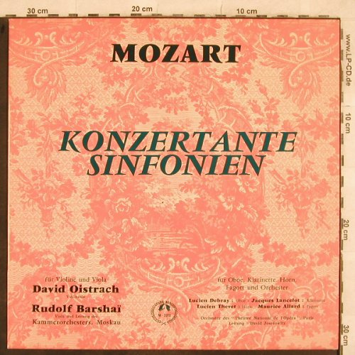 Mozart,Wolfgang Amadeus: Sinfonia Concertante KV 364, MMS(M-2272), D,  - LP - L4871 - 7,50 Euro