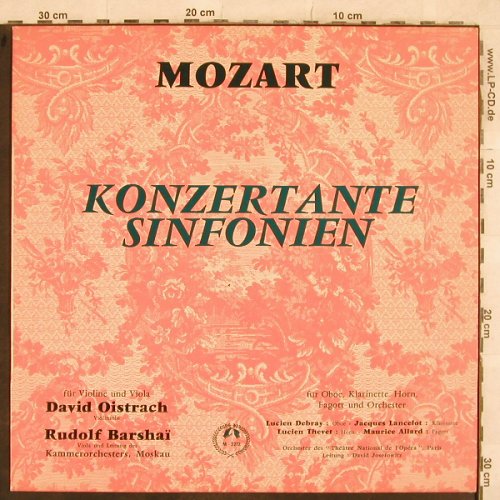 Mozart,Wolfgang Amadeus: Sinfonia Concertante KV 364, MMS (M-2272), D Typ: LP Best.-Nr.: L4871 Preis: 7,50 Euro