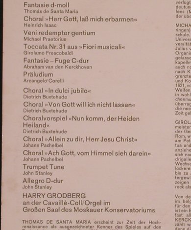 V.A.Festliche Orgelmusik: Thomás de Santta Maria-John Stanley, Melodia Auslese(79 873), D,  - LP - L4899 - 5,00 Euro
