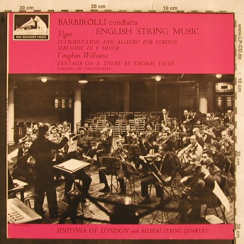 Elgar,Edward / Vaughan Williams: Introduction & Allegro for Strings, His Masters Voice (ASD 521), UK, Ri Typ: LP Best.-Nr.: L4909 Preis: 7,50 Euro
