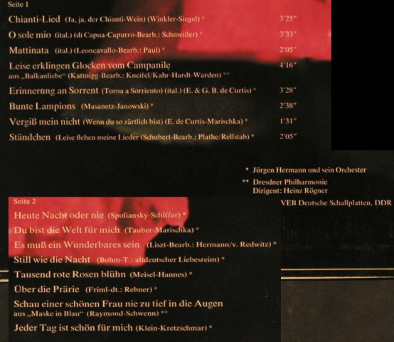 Schreier,Peter: Tausend Rote Rosen blühn, Decca (6.21549 AS), D, 1974 Typ: LP Best.-Nr.: L4921 Preis: 5,50 Euro