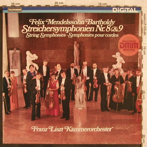 Mendelssohn-Bartholdy,Felix: Streichersymphonien Nr.8 & 9, Telefunken(6.42854), D, 1983 - LP - L4932 - 6,00 Euro