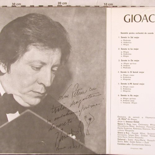 Rossini,Gioacchino: String Sonatas, Foc, Electrecord (ST-ECE 02115/16), RO, woc, 1977 Typ: 2LP Best.-Nr.: L4935 Preis: 20,00 Euro