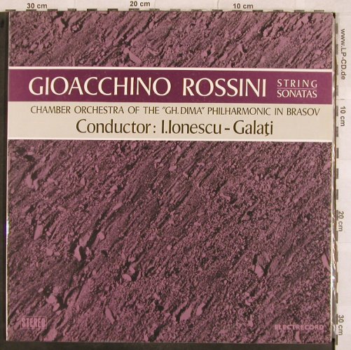 Rossini,Gioacchino: String Sonatas, Foc, Electrecord (ST-ECE 02115/16), RO, 1982 Typ: 2LP Best.-Nr.: L4936 Preis: 20,00 Euro