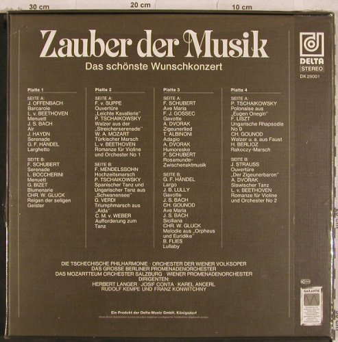 V.A.Zauber der Musik: 36 Tr, Box, FS-New, Delta(DK 29001), D,  - 4LP - L4948 - 7,50 Euro