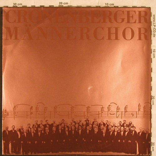 Cronenberger Männerchor: bei der Arbeit, m-/VG+, Life Records (St 206-6411), D Typ: LP Best.-Nr.: L4953 Preis: 5,00 Euro