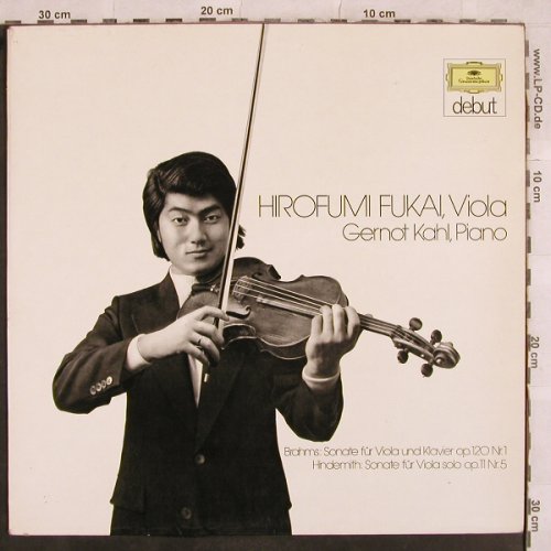 Brahms,Johannes / Hindemith: Sonate op.120 Nr.1/Sonate op.11 Nr., D.Gr. Debut(2555 010), D, 1973 - LP - L4971 - 4,00 Euro