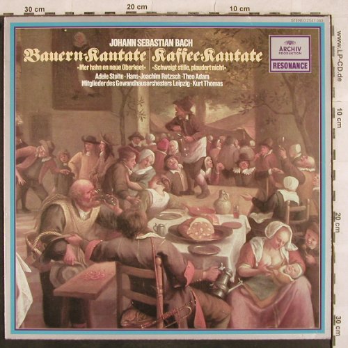 Bach,Johann Sebastian: Bauern-Kantate/Kaffee-Kantate, Archiv Produktion(2547 040), D, Ri, 1960 - LP - L4990 - 6,00 Euro